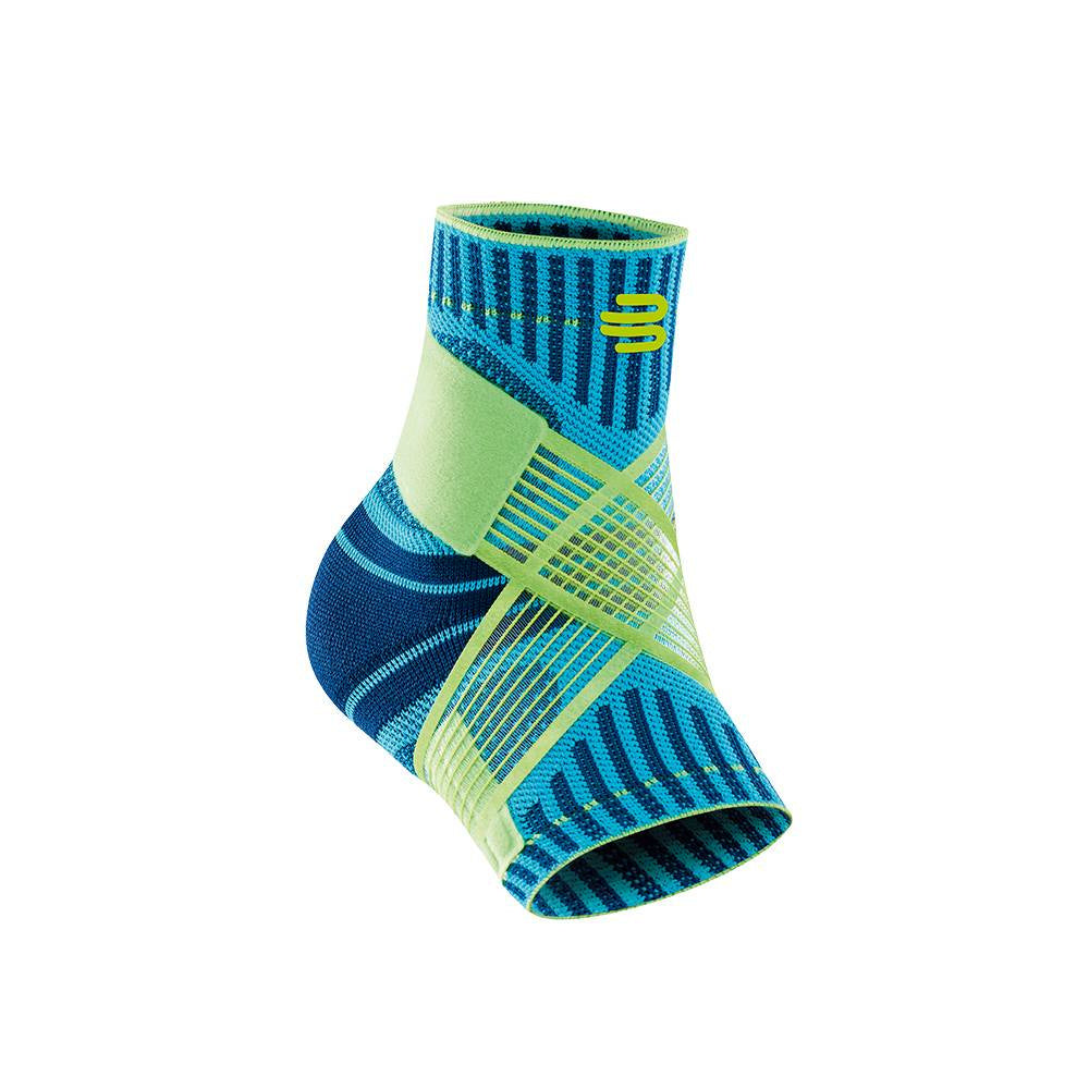 Bauerfeind Sports Ankle Support Chevillère Droite-Turquoise,Jaune Lemon