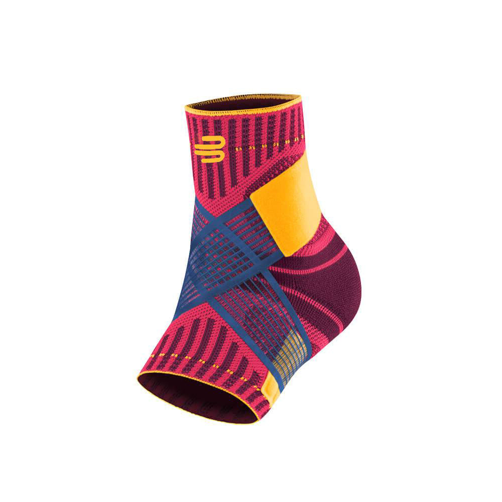 Bauerfeind Sports Ankle Support Enkelbandage Links - Berry,Veelkleurig