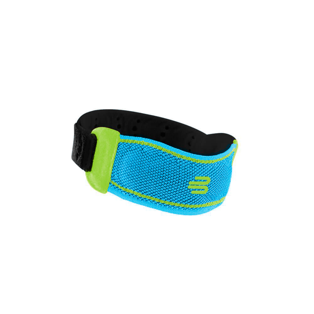 Bauerfeind Sports Knee Strap Bandage Patella-Turquoise,Jaune Lemon