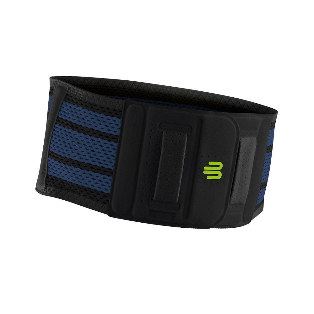 Bauerfeind Sports Back Support Bandage Dorsale-Noir,Bleu Foncé