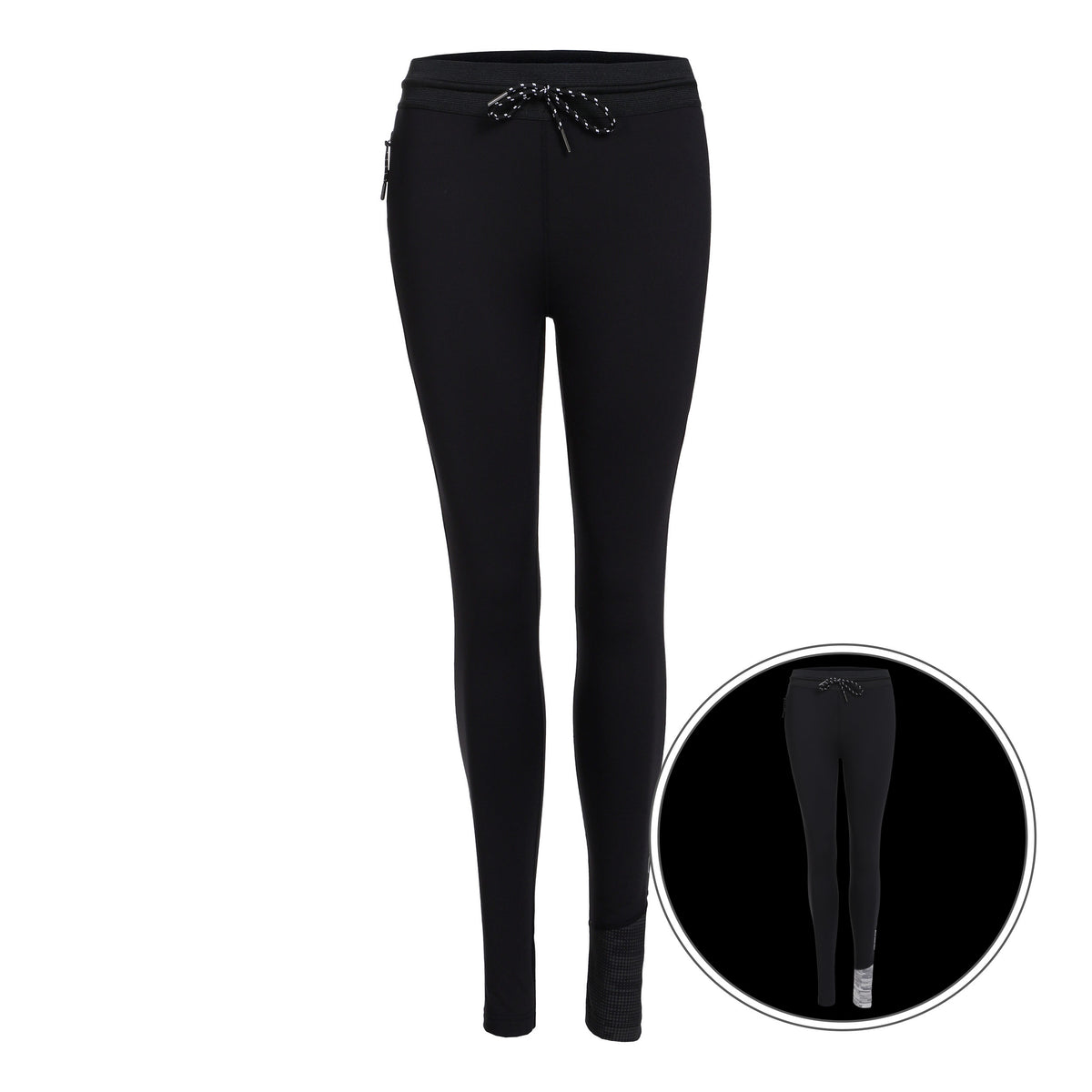 NEO Warm Light Collant De Course Femmes-Noir