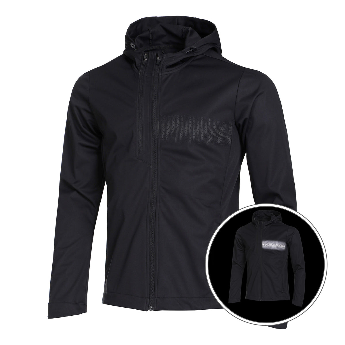 NEO Reflex-Tex Veste Running Hommes-Noir