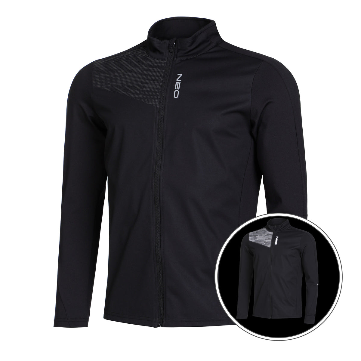 NEO Storm Duo Veste Running Hommes-Noir