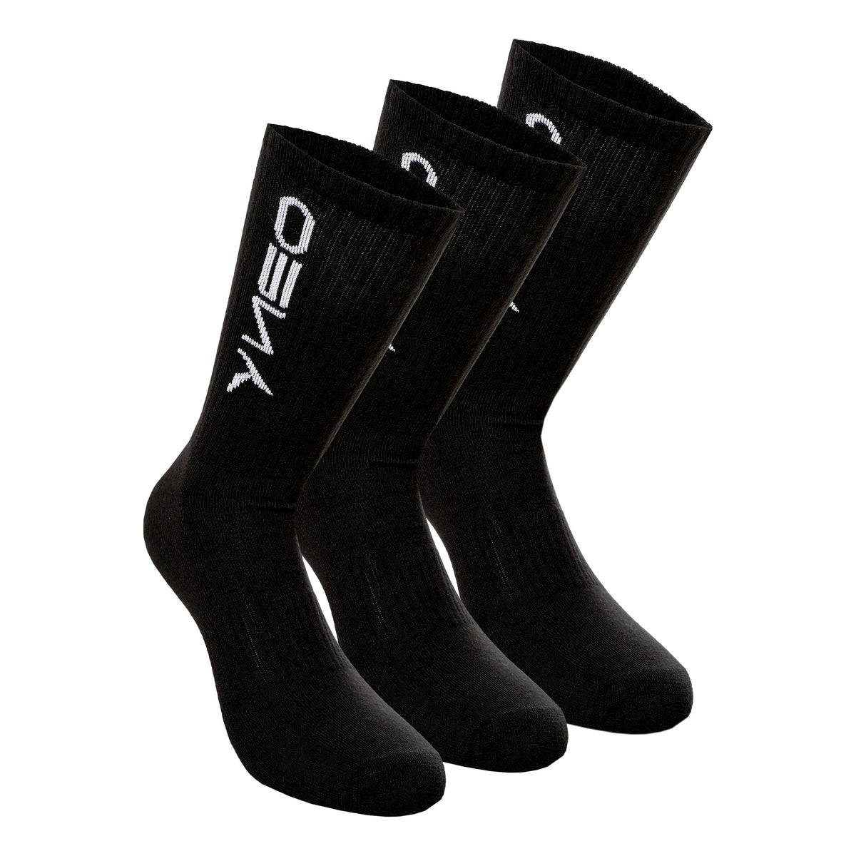NEO Long Chaussettes De Sport Pack De 3-Noir