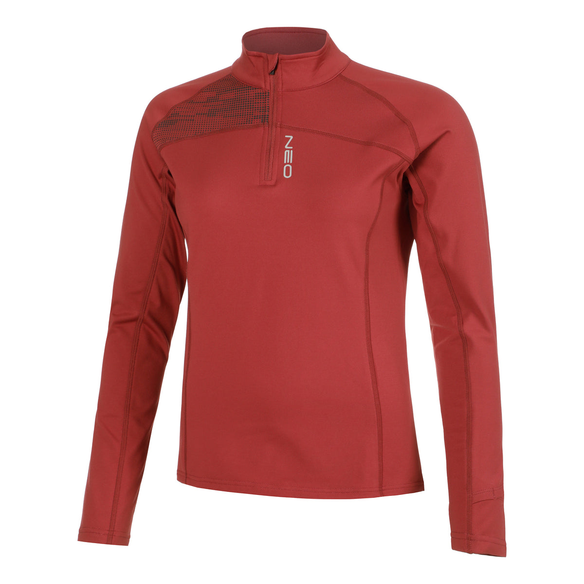 NEO Warm Light Haut Manches Longues Femmes-Berry