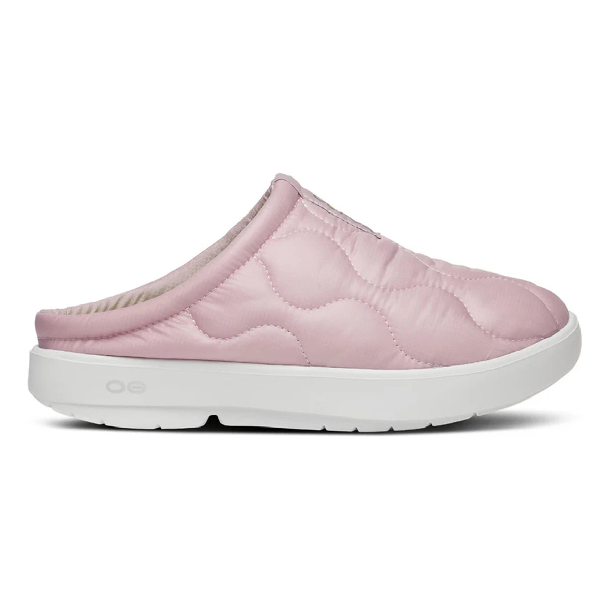 OOFOS Oocoozie Thermo Mule Chaussure de récupération Unisex - rosé, vert fluo