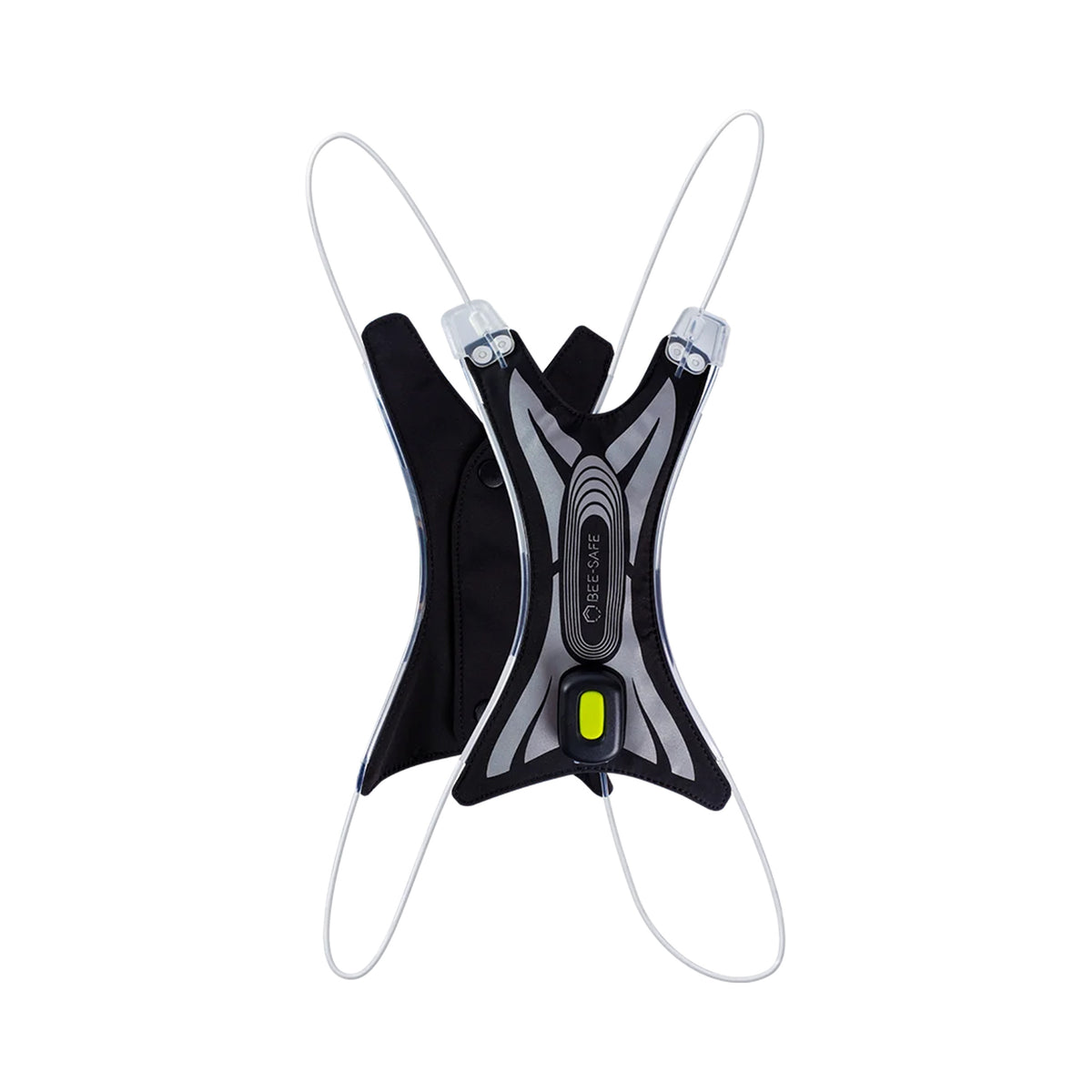 Bee-Safe Led Vest Spider USB Système D'éclairage-Vert