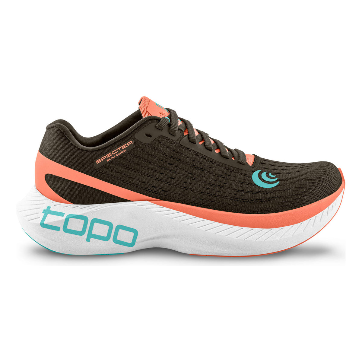 TOPO ATHLETIC Specter Chaussure De Compétition Femmes-Noir,Beige