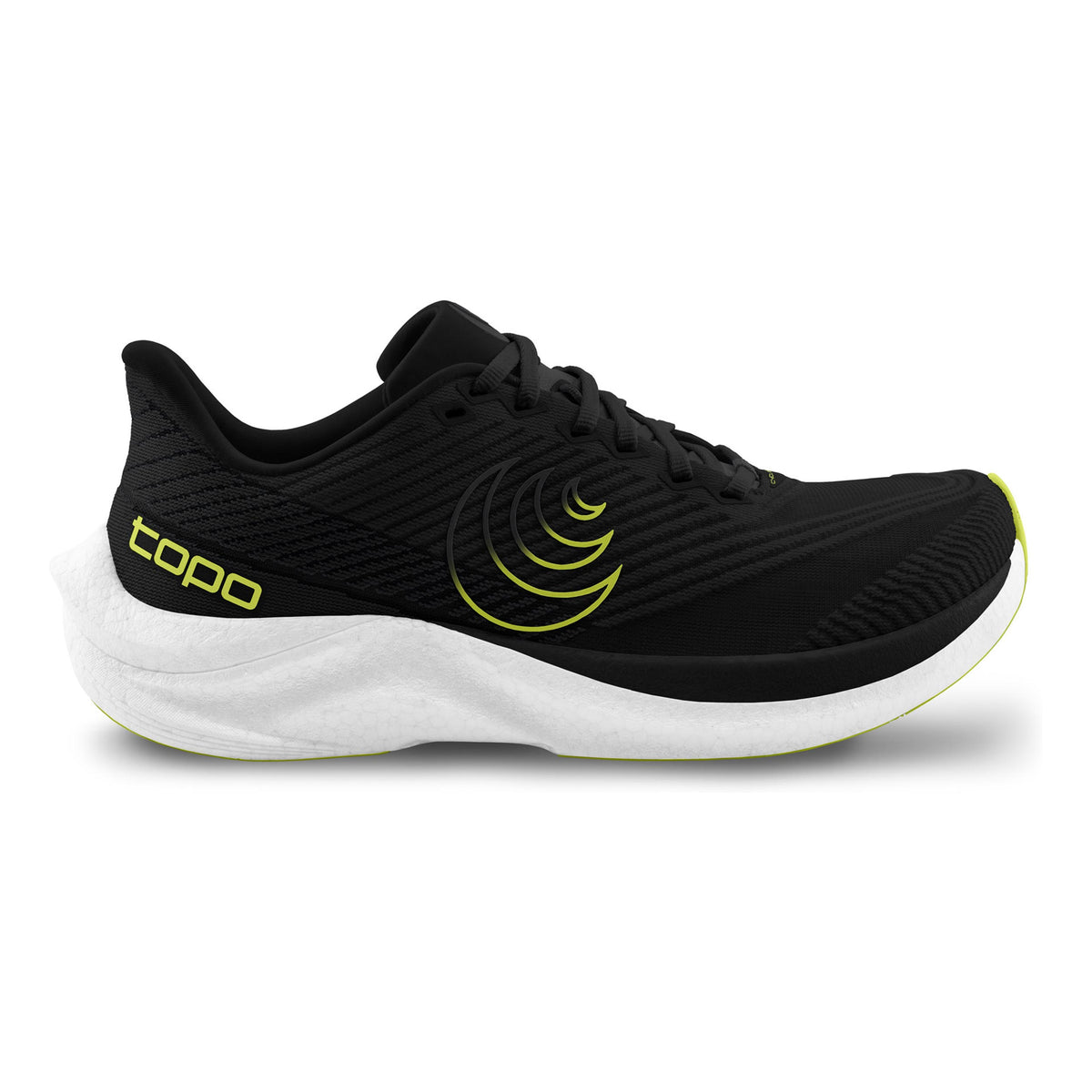 TOPO ATHLETIC Cyclone 3 Chaussure De Compétition Hommes-Noir,Jaune Lemon