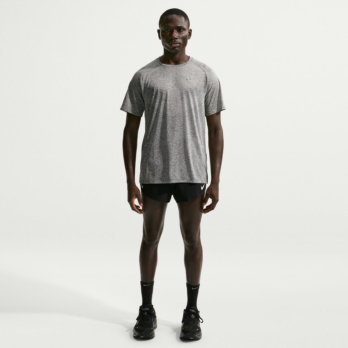 Nike Stride  Maillot de course Hommes - gris, argent