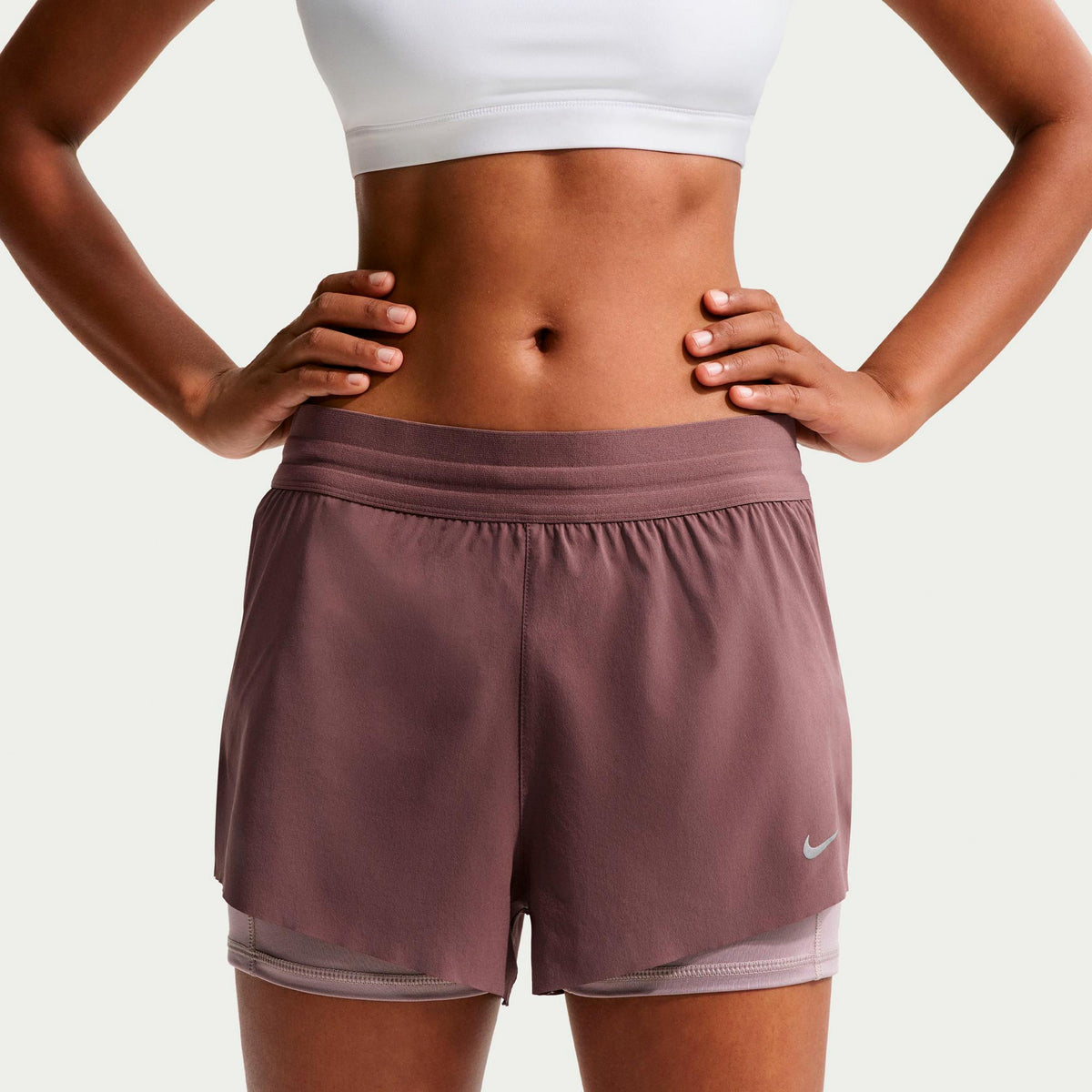 Nike Swift 2in1  Short de running Femmes - mauve, lilas
