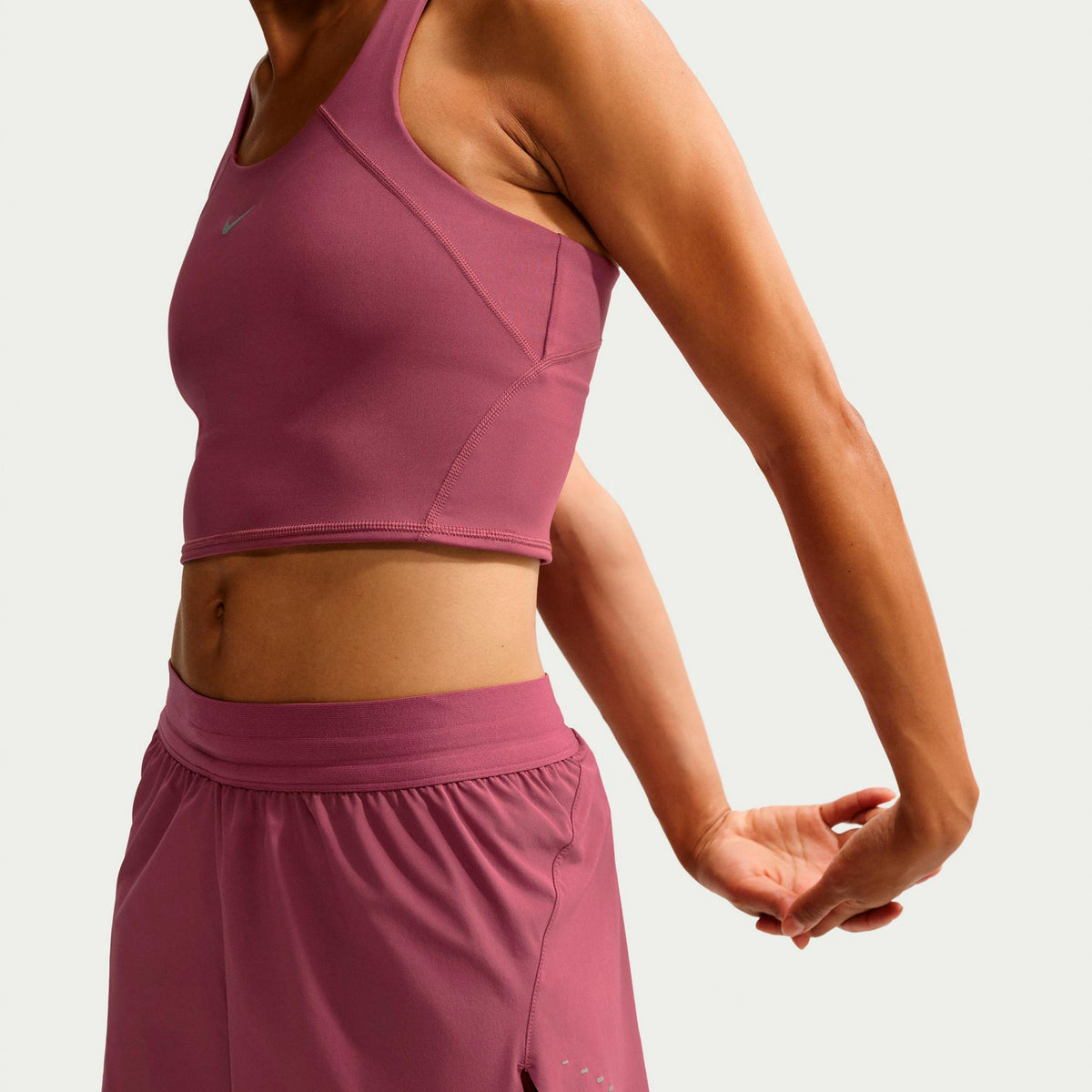 Nike Swift 2in1  Short de running Femmes - mauve, argent