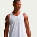 Stride Maillot de course Hommes - blanc, argent