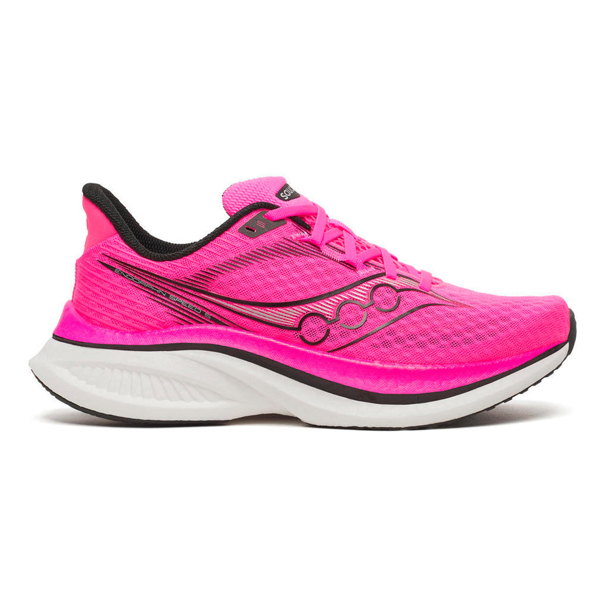 Saucony Endorphin Speed 5 Chaussure de compétition Hommes-pink, noir
