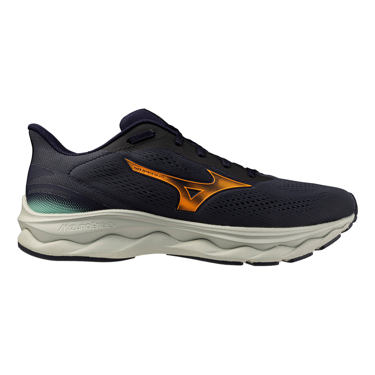 Mizuno Wave Serene GTX 2 Chaussure trail Hommes-bleu foncé, orange
