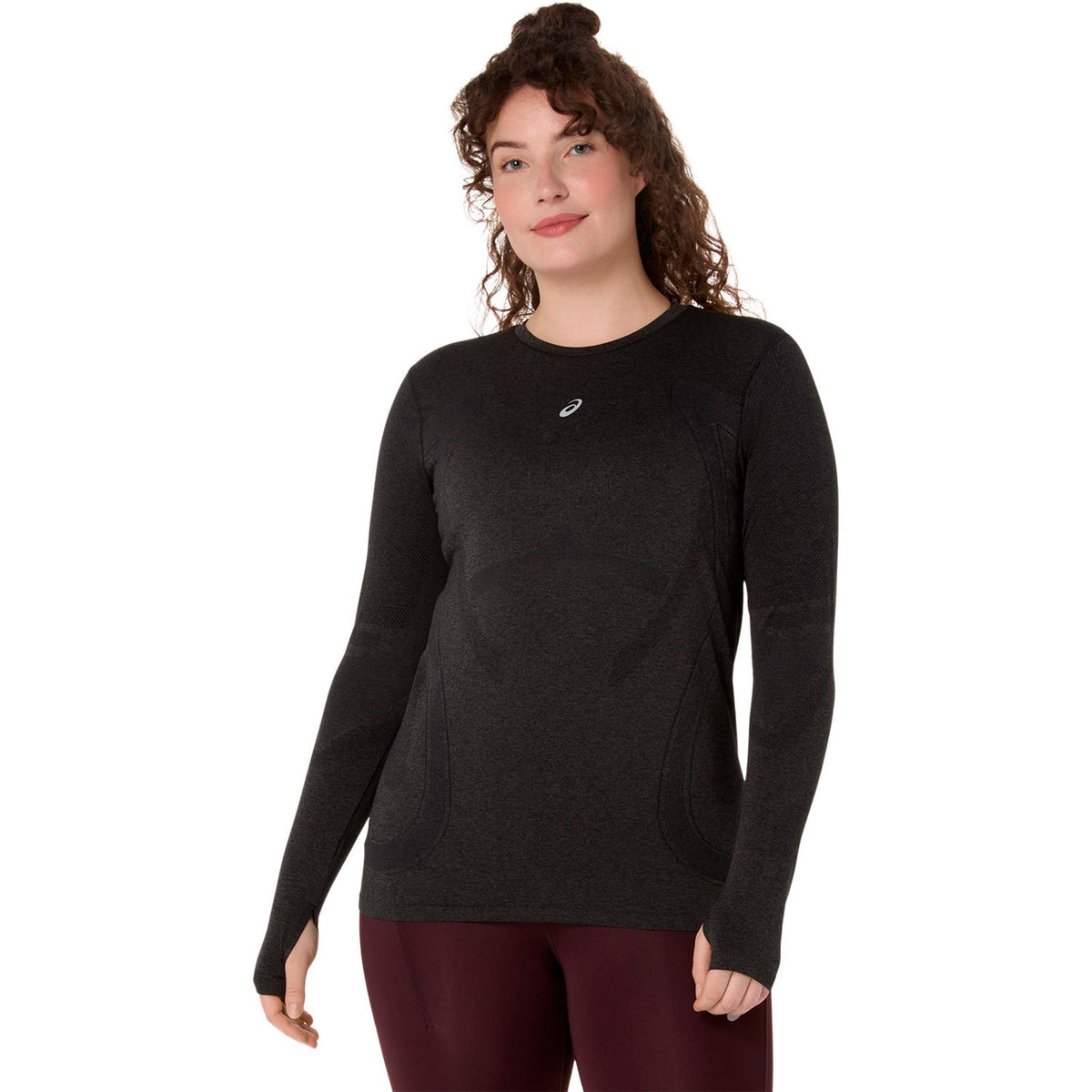 ASICS Road Seamless  Maillot de course Femmes - noir, gris