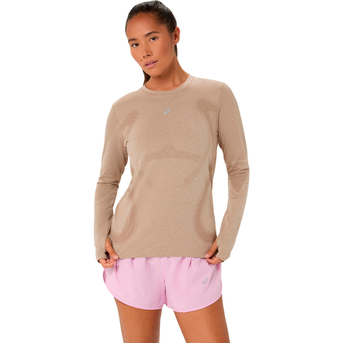 ASICS Road Seamless  Maillot de course Femmes - beige