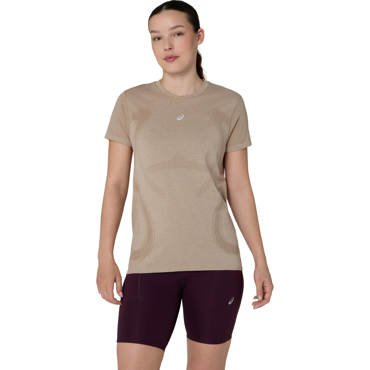 ASICS Road Seamless  Maillot de course Femmes - beige