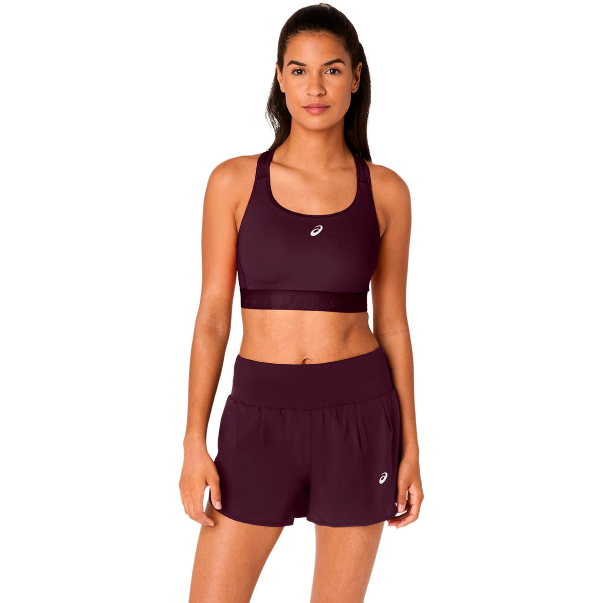 ASICS Road Compression  Soutien-gorge sport Femmes - rouge vin