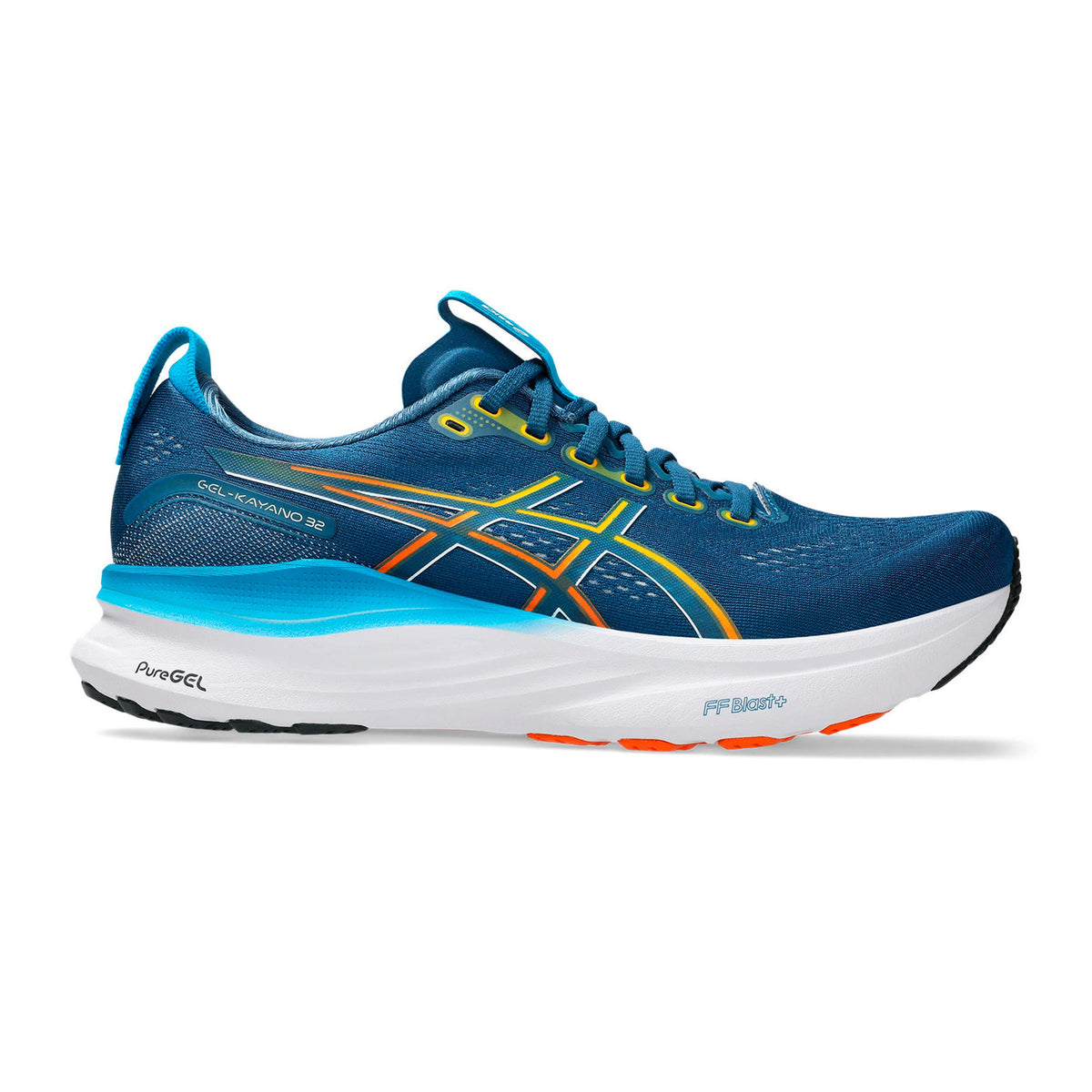 ASICS Gel-Kayano 32 Chaussure de running avec stabilisateurs Hommes - bleu, orange