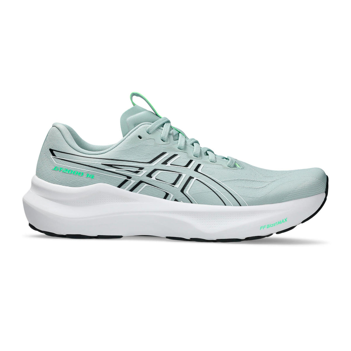 ASICS GT-2000 14 Chaussure de running avec stabilisateurs Hommes-vert, noir