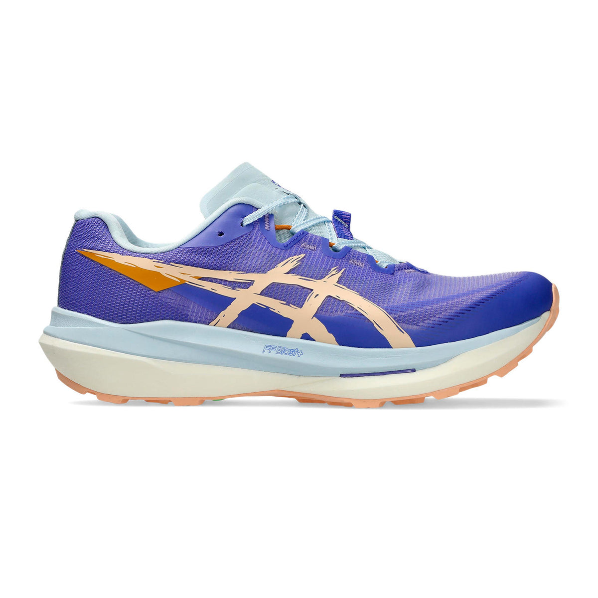 ASICS Fuji Speed 4 Chaussure trail Unisex-bleu, orange