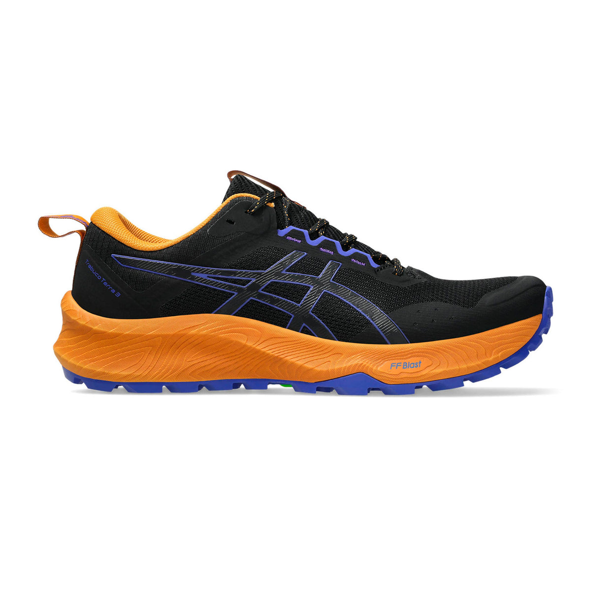 ASICS Trabuco Terra 3 Chaussure trail Hommes-noir, bleu