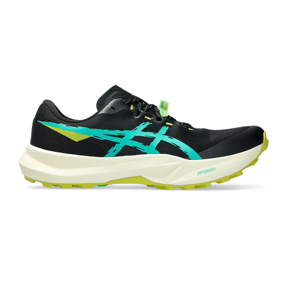 ASICS Fuji Lite 6 Chaussure trail Hommes-noir, vert