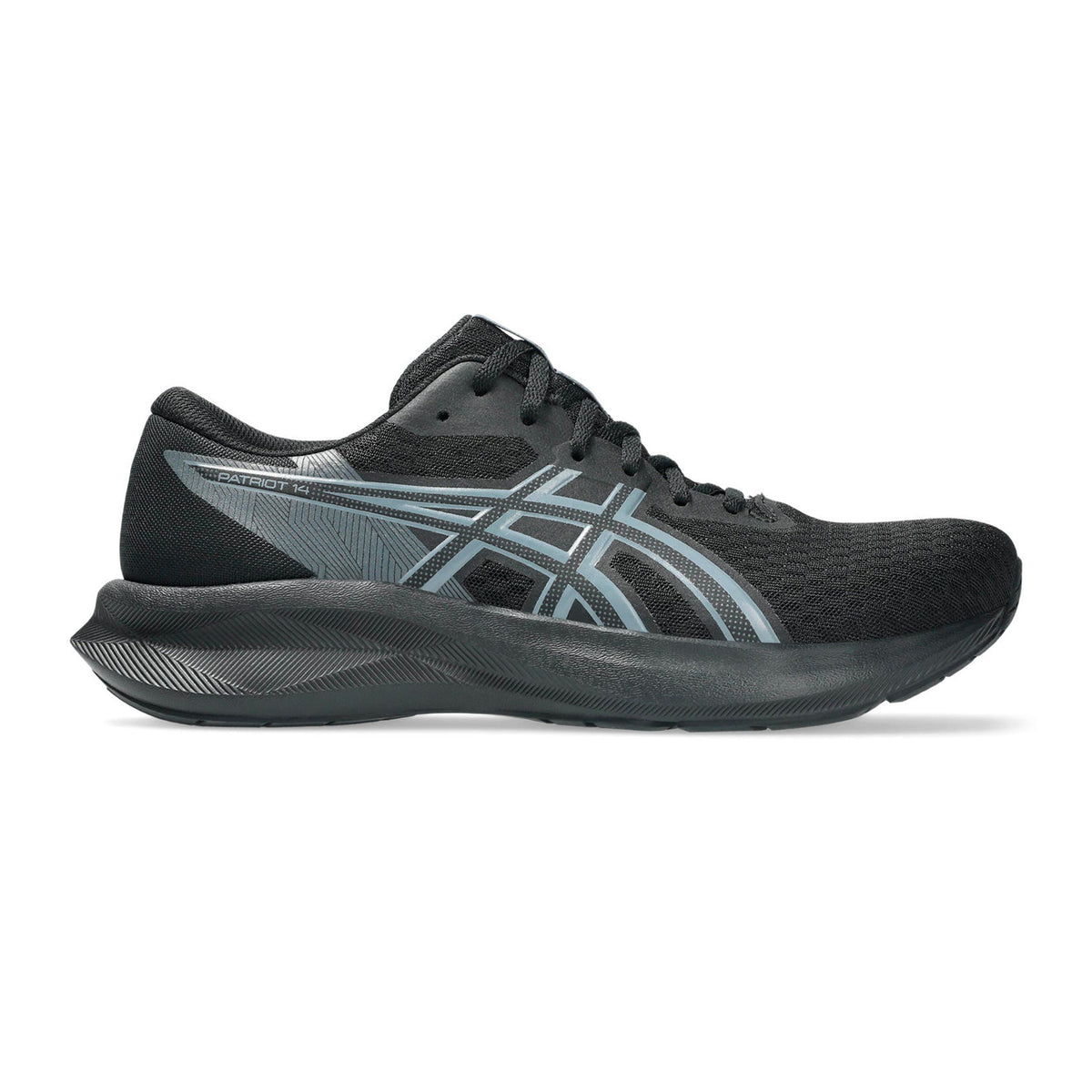 ASICS Patriot 14 Chaussure de running sans stabilisateurs Hommes-noir, gris