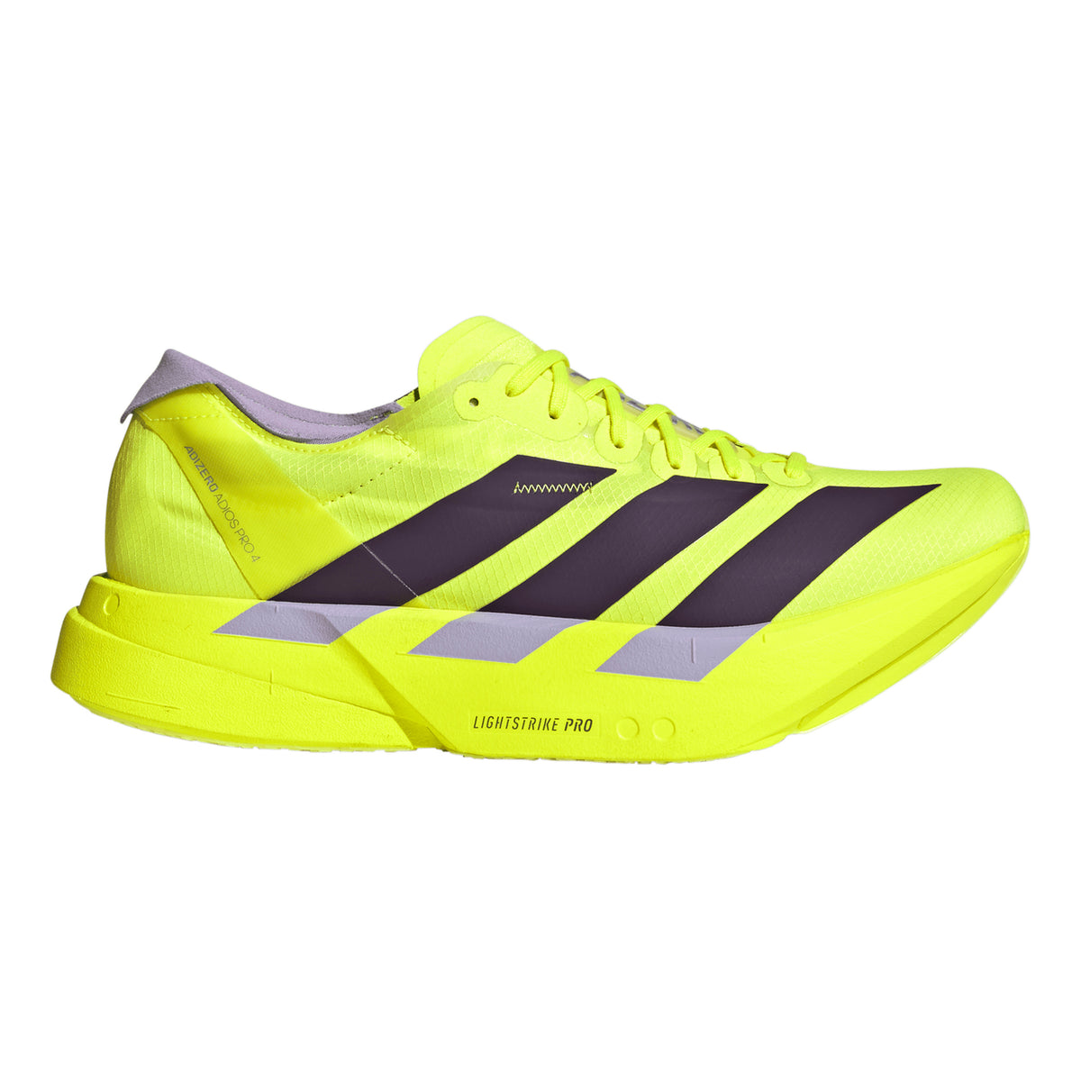 adidas adizero Adios Pro 4 Chaussure de compétition Hommes - jaunes fluo, lilas