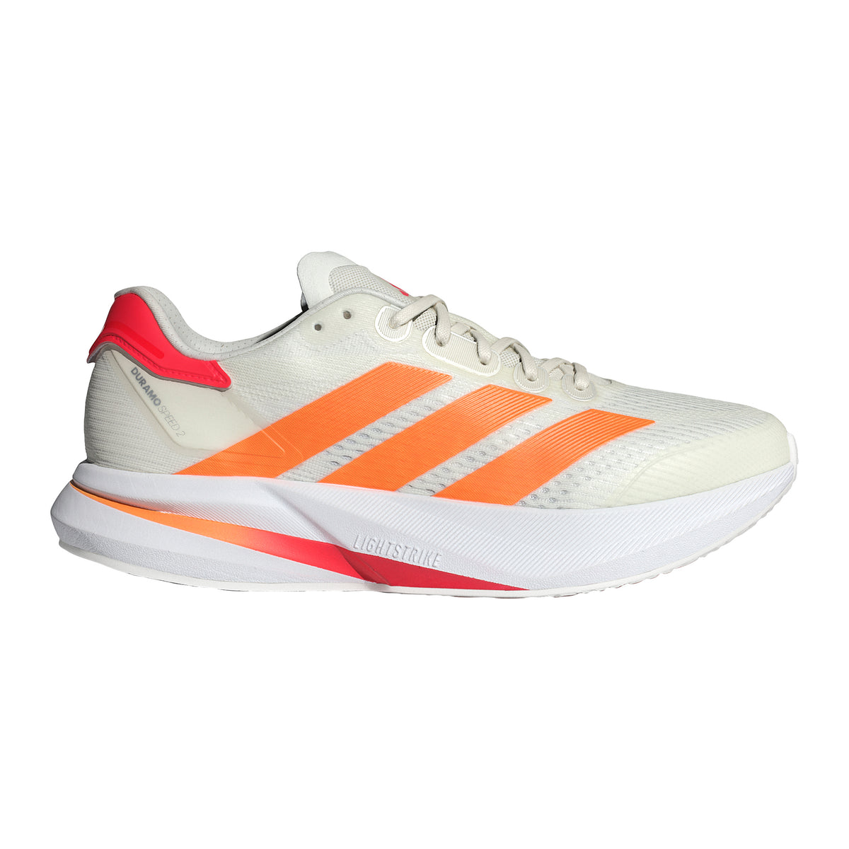 adidas Duramo Speed 2 Chaussure de running sans stabilisateurs Hommes - blanc, orange