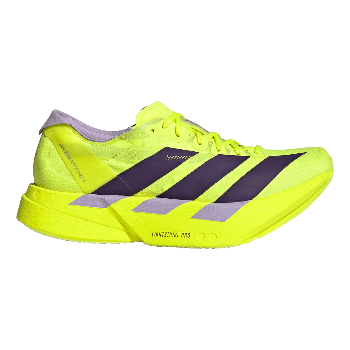 adidas adizero Adios Pro 4 Chaussure de compétition Femmes - jaunes fluo, lilas