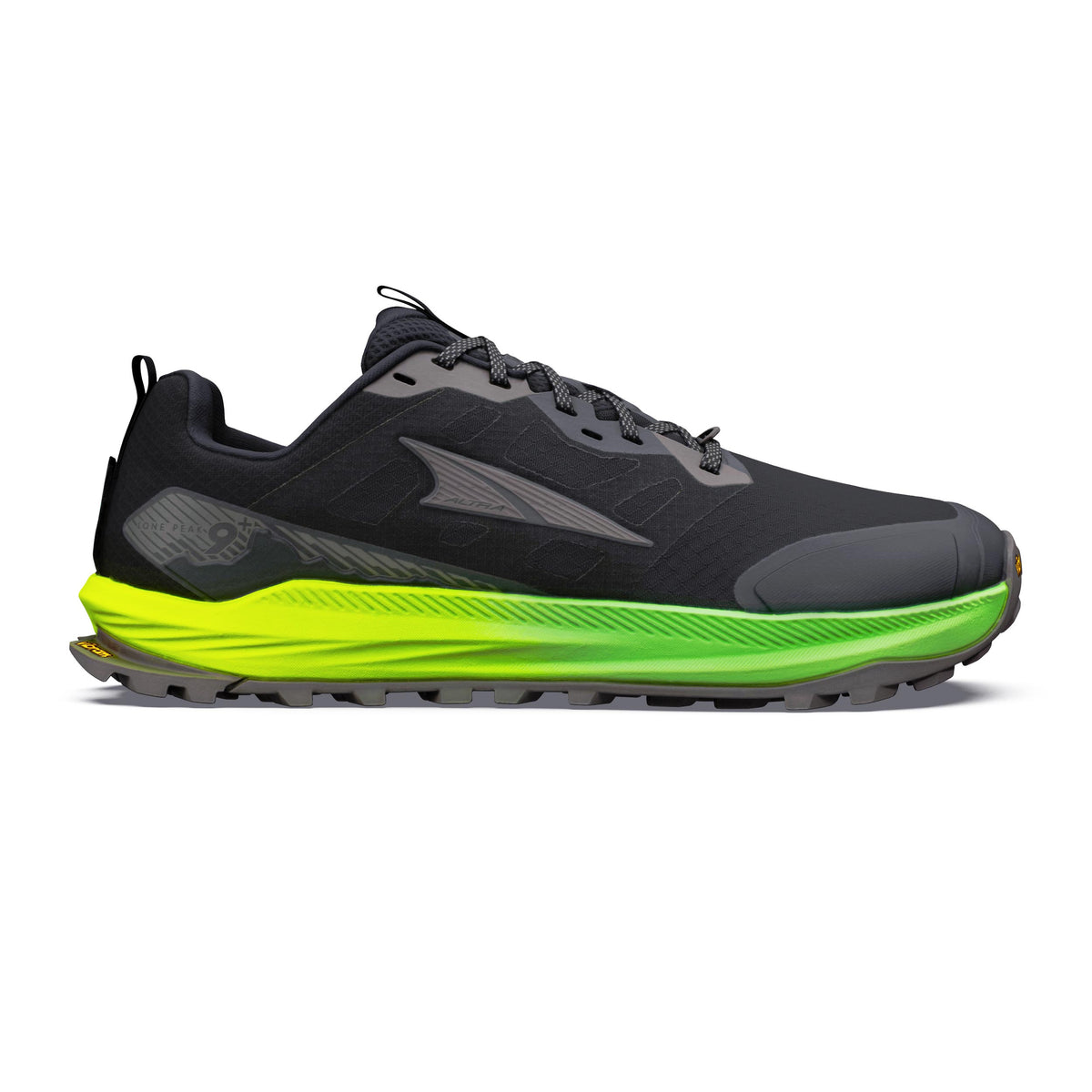 Altra Lone Peak 9+ Chaussure trail Hommes - noir, vert