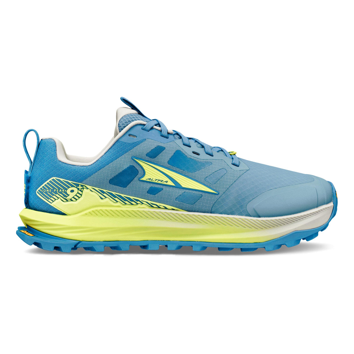 Altra Lone Peak 9+ Chaussure trail Femmes - bleu, jaune lemon