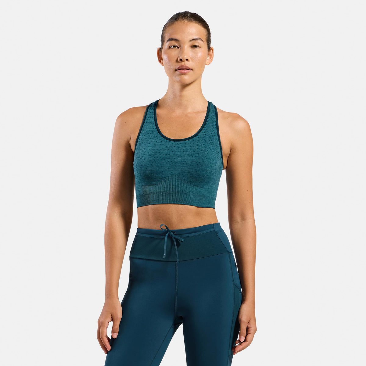 Odlo Seamless Medium Padded Sport  Soutien-gorge sport Femmes - bleu petrol