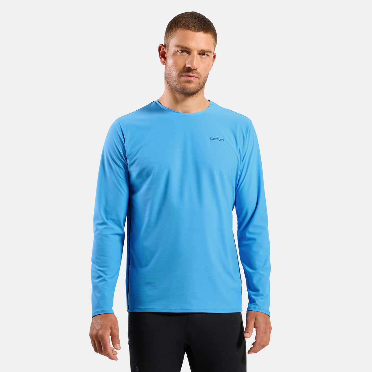 Odlo Zeroweight Chill-Tec  Maillot de course Hommes - bleu clair