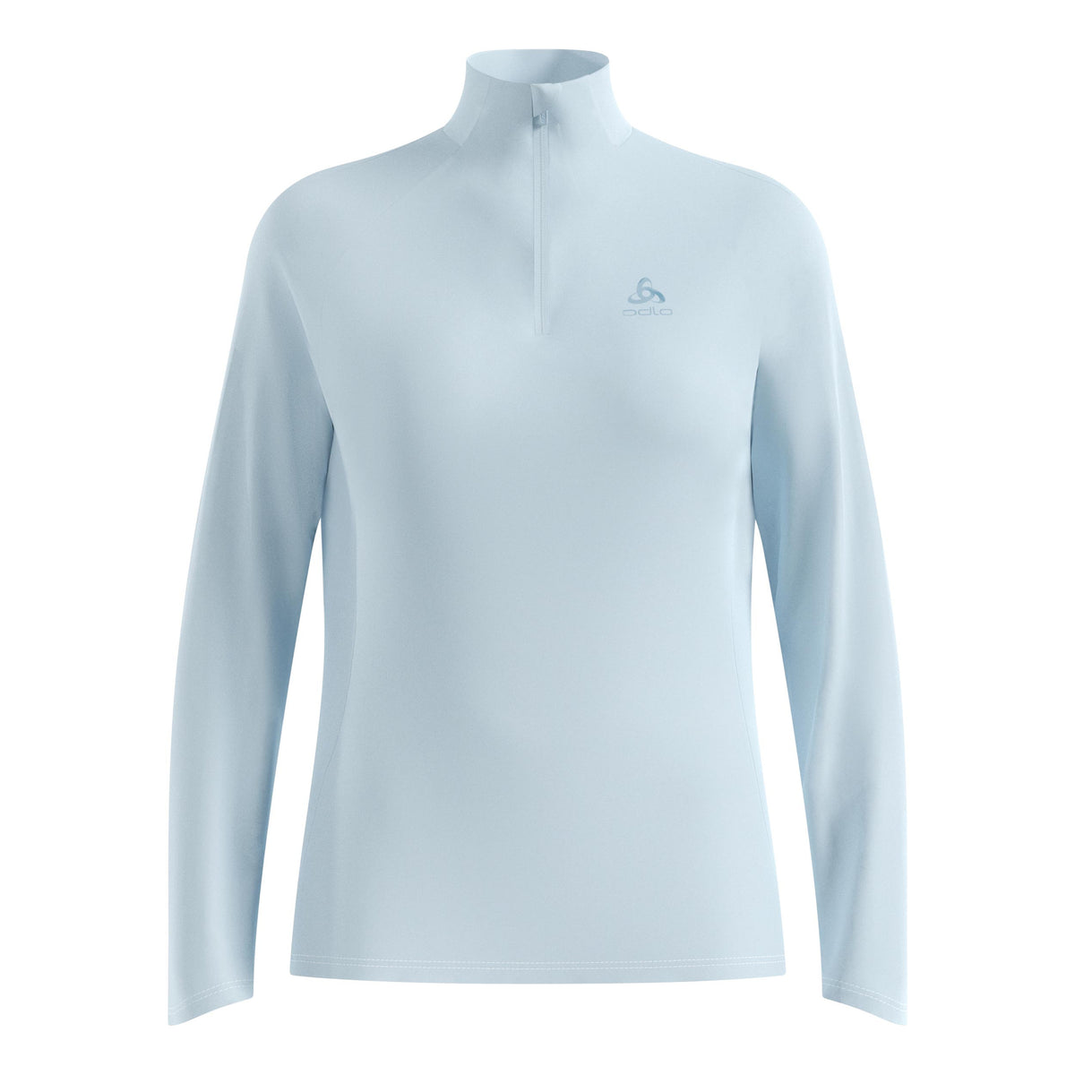 Odlo Essential 1/2 Zip Maillot de course Femmes-bleu clair