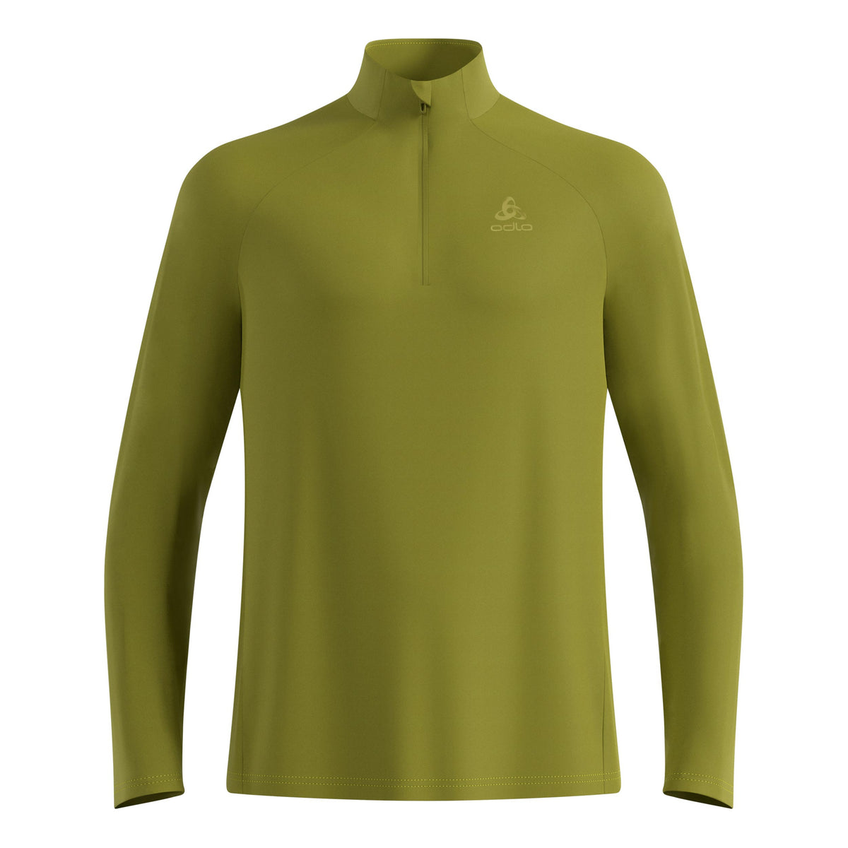 Odlo Essential 1/2 Zip Maillot de course Hommes-vert
