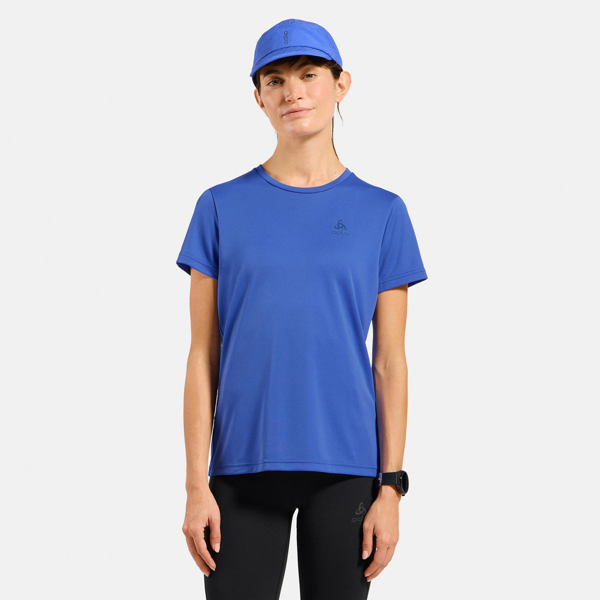 Odlo Essential Maillot de course Femmes-bleu