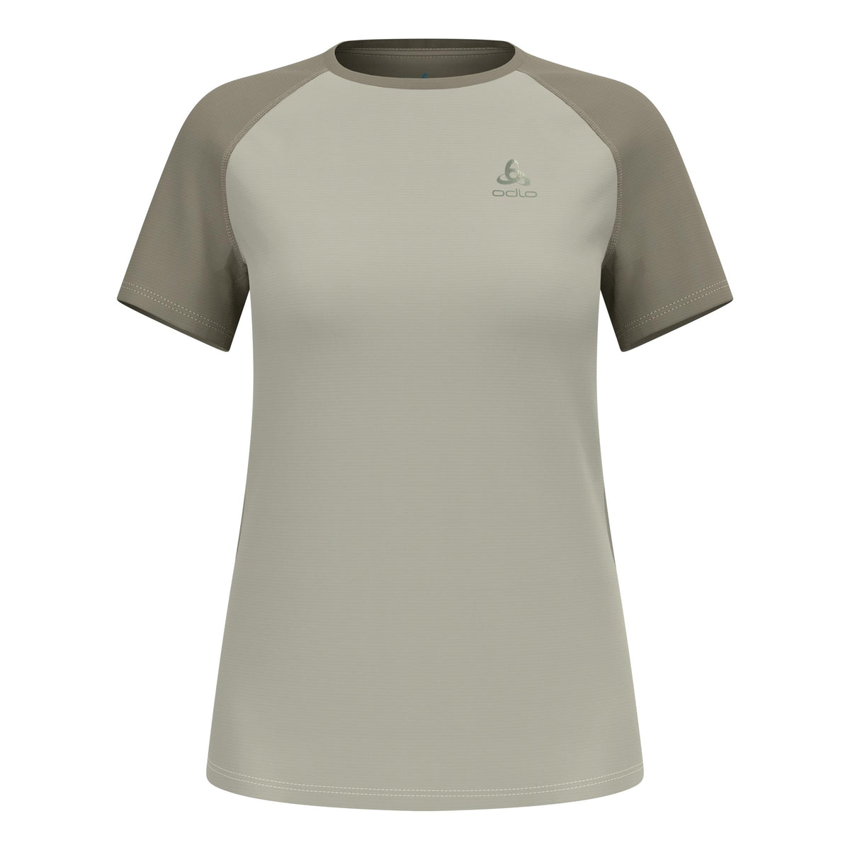 Odlo X-Alp Trail Maillot de course Femmes-gris, vert olive