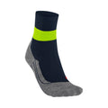 RU Compression Stabilizing Chaussettes de compression Hommes - gris, jaune lemon