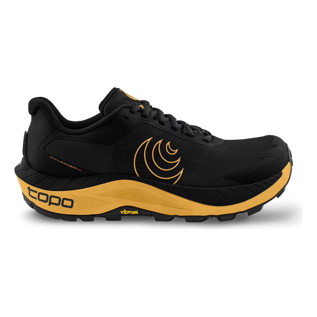 TOPO ATHLETIC MTN Racer 4 Chaussure trail Hommes - noir, jaune