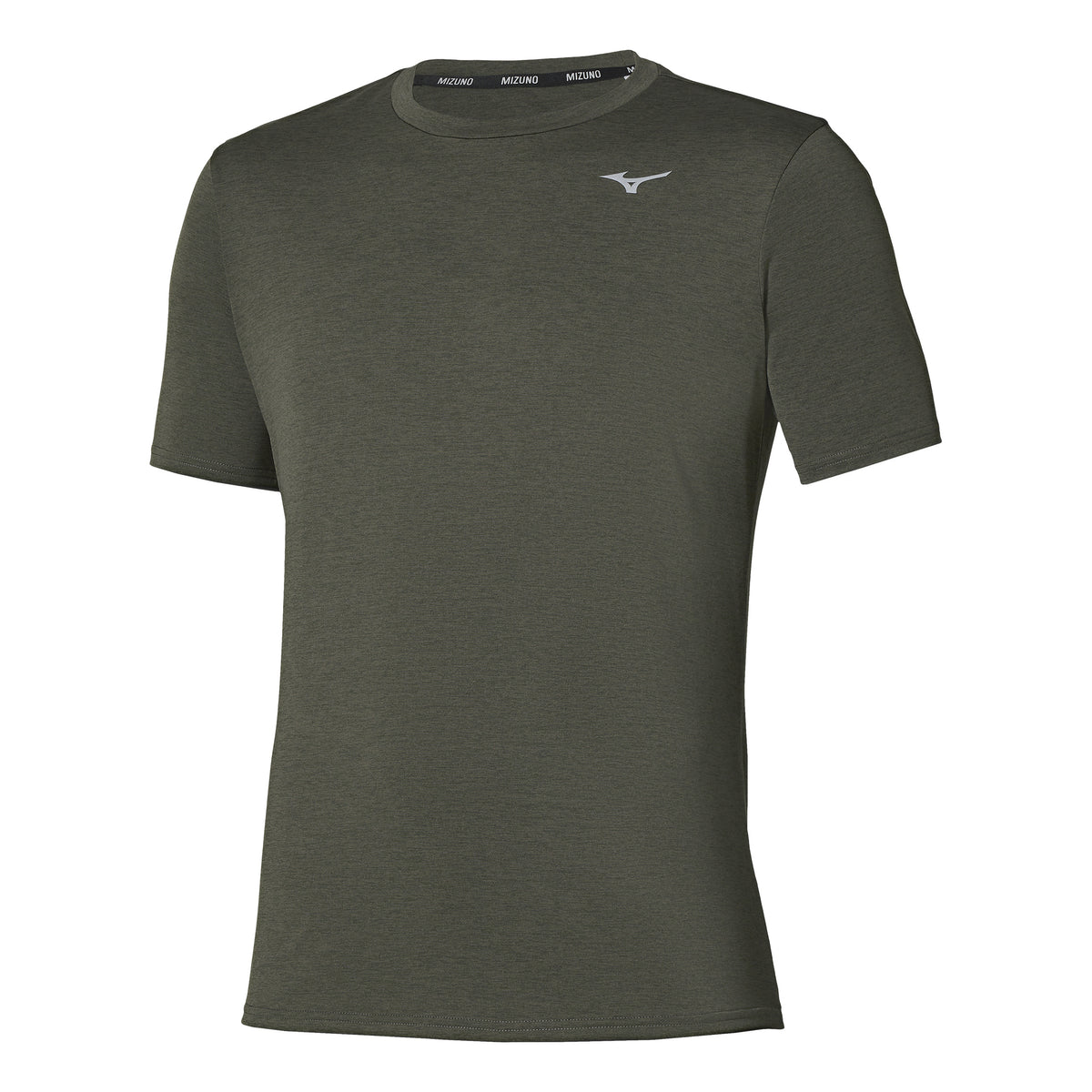 Mizuno Impulse Core Maillot de course Hommes - vert foncé