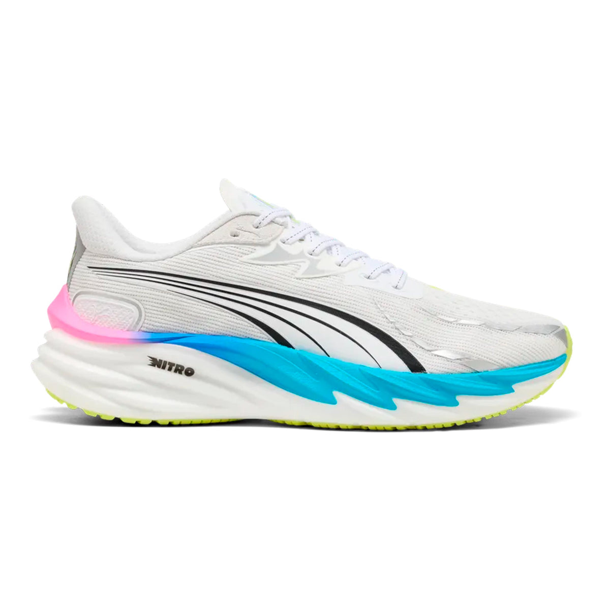 Puma Velocity Nitro 4 Chaussure de running sans stabilisateurs Hommes-blanc, bleu