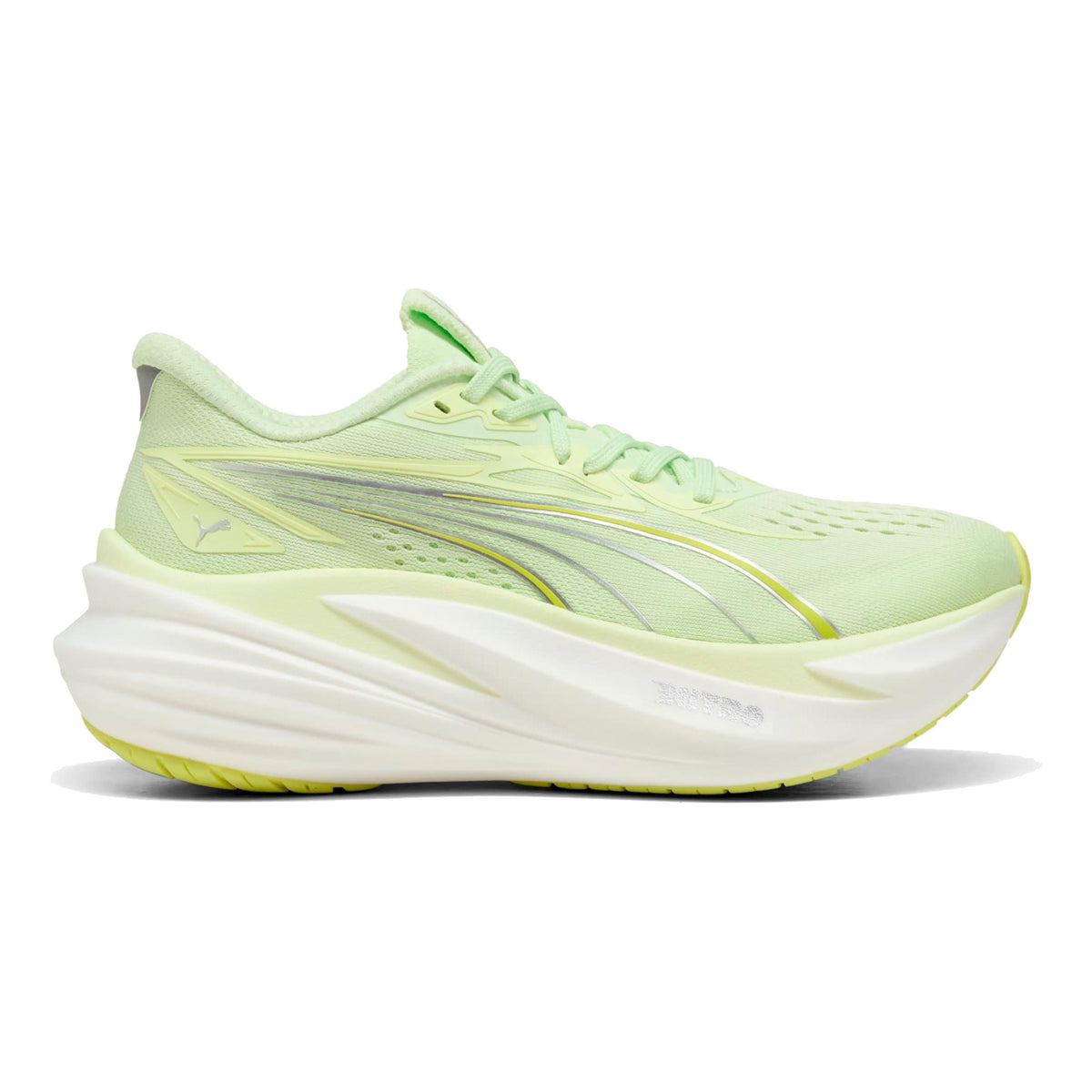 Puma MagMax Nitro 2 Chaussure de running sans stabilisateurs Femmes-vert, jaune lemon