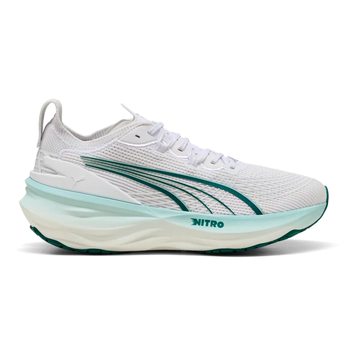 Puma ForeverRun Nitro 2 Chaussure de running avec stabilisateurs Hommes-blanc, bleu clair