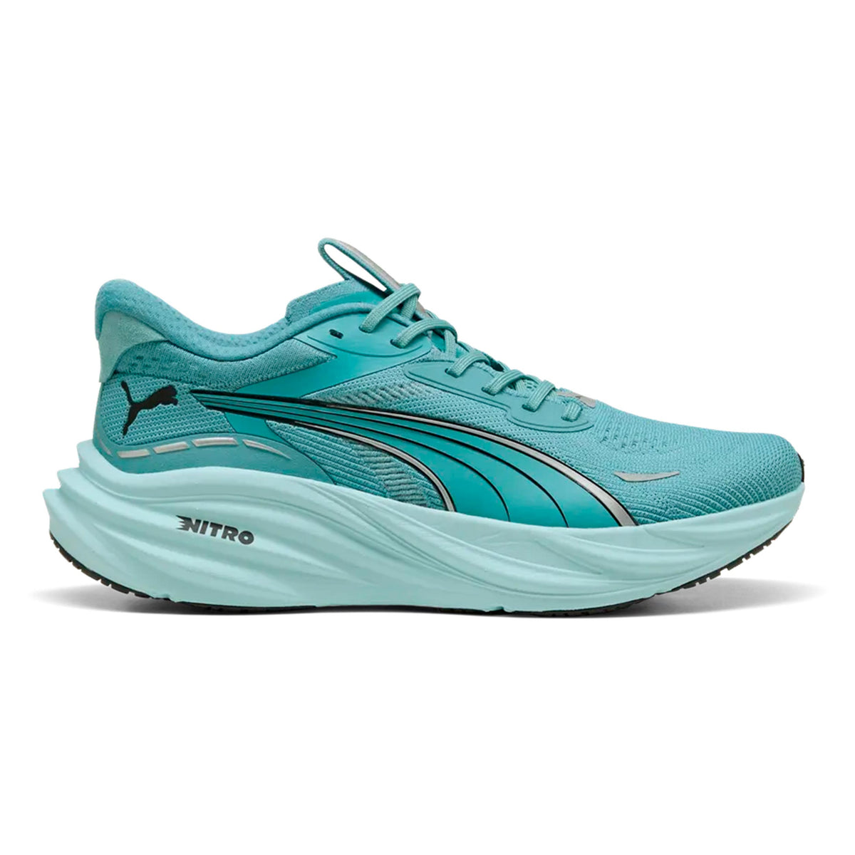 Puma Magnify Nitro 3 Chaussure de running sans stabilisateurs Hommes-bleu foncé, noir
