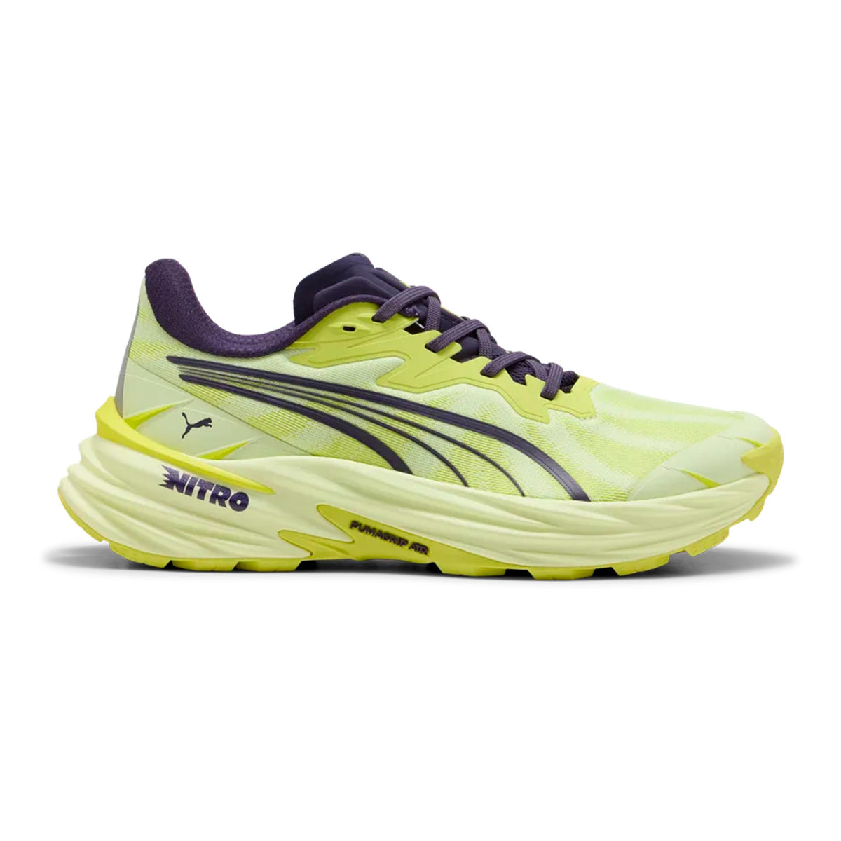 Puma Fast-Trac Nitro 4 Chaussure trail Hommes-vert, jaune lemon