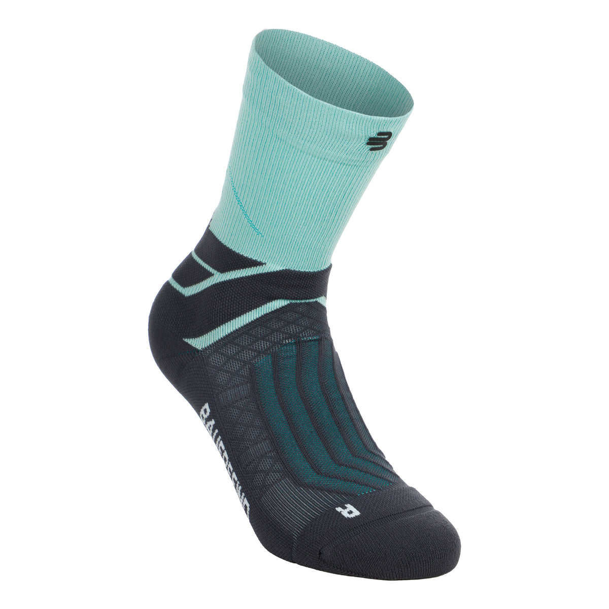 Bauerfeind Run Performance Mid Cut  Chaussettes de running Femmes-turquoise