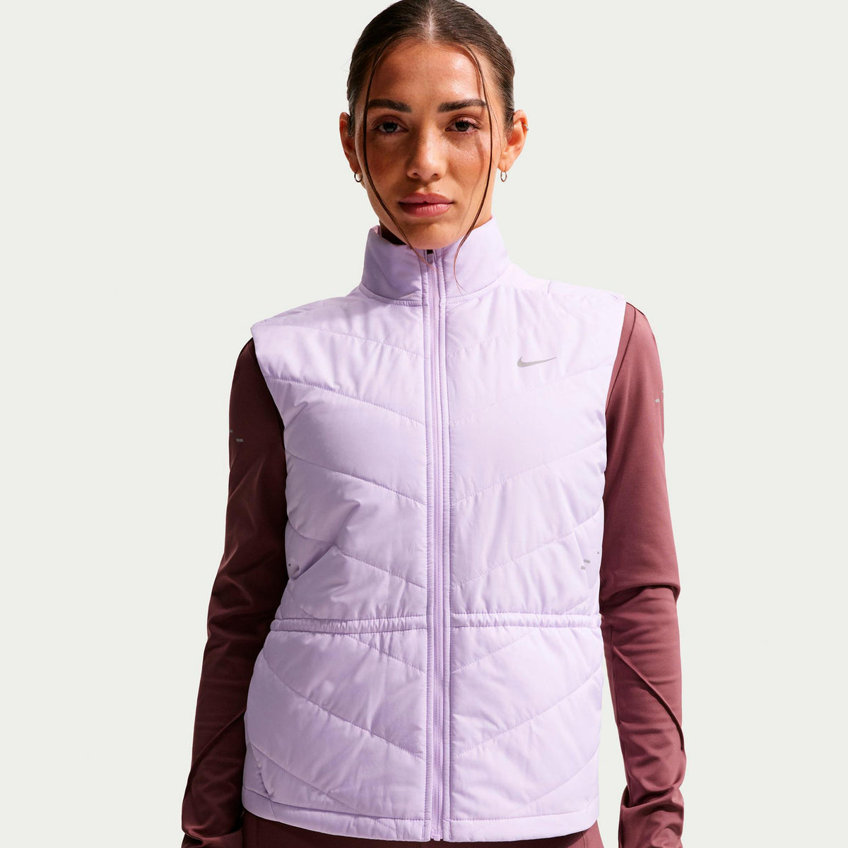 Nike Swift Therma-Fit  Gilets de course Femmes - lilas, argent
